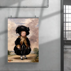 Portrait of Princess Victoria at Age 4 by Stephen Poyntz Denning, 1823 poster 4