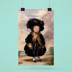 Portrait of Princess Victoria at Age 4 by Stephen Poyntz Denning, 1823 poster 6