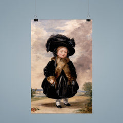 Portrait of Princess Victoria at Age 4 by Stephen Poyntz Denning, 1823 poster 9
