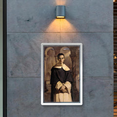 Portrait of Reverend Father Jean-Baptiste Henri-Dominique Lacordaire by Théodore Chassériau, 1840 poster 2