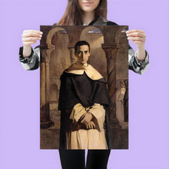 Portrait of Reverend Father Jean-Baptiste Henri-Dominique Lacordaire by Théodore Chassériau, 1840 poster 3