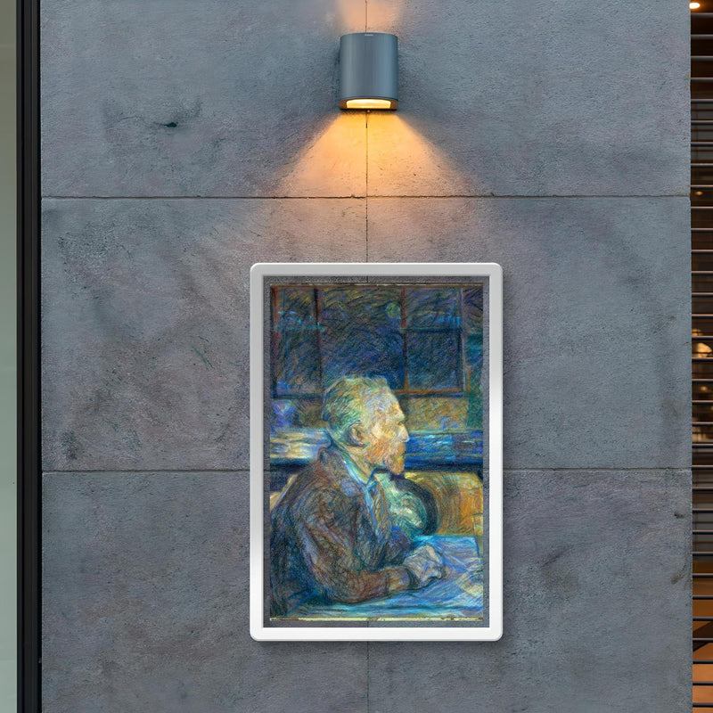 Portrait of Vincent van Gogh by Henri de Toulouse-Lautrec poster 2