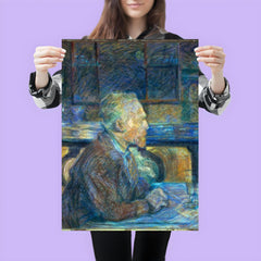 Portrait of Vincent van Gogh by Henri de Toulouse-Lautrec poster 3