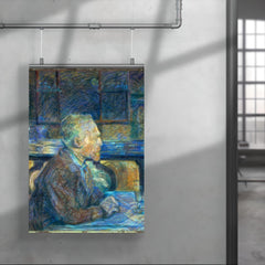 Portrait of Vincent van Gogh by Henri de Toulouse-Lautrec poster 4