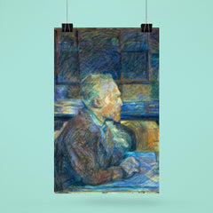 Portrait of Vincent van Gogh by Henri de Toulouse-Lautrec poster 6