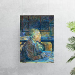 Portrait of Vincent van Gogh by Henri de Toulouse-Lautrec poster 7