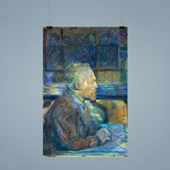 Portrait of Vincent van Gogh by Henri de Toulouse-Lautrec poster 9
