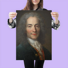 Portrait of Voltaire at Age 24 by Nicolas de Largillière, 1724-1725 poster 3
