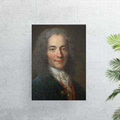 Portrait of Voltaire at Age 24 by Nicolas de Largillière, 1724-1725 poster 7