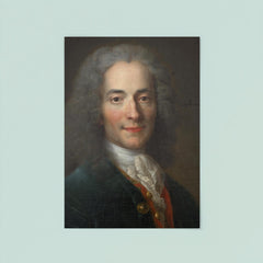 Portrait of Voltaire at Age 24 by Nicolas de Largillière, 1724-1725 poster 8