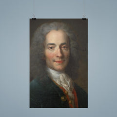 Portrait of Voltaire at Age 24 by Nicolas de Largillière, 1724-1725 poster 9