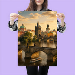 Prague city poster 3