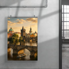 Prague city poster 4