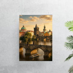 Prague city poster 7