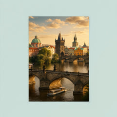 Prague city poster 8