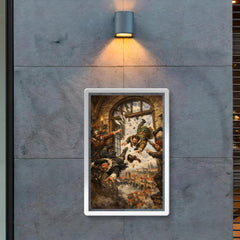 Prague defenders hurling imperial envoys from window poster 2