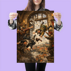 Prague defenders hurling imperial envoys from window poster 3