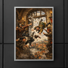 Prague defenders hurling imperial envoys from window poster 5