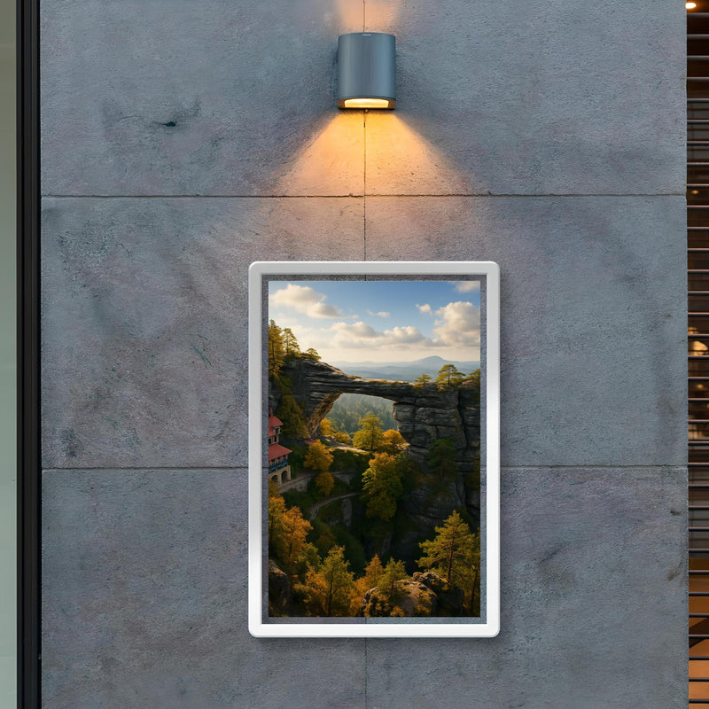 Pravcicka brana Bohemian Switzerland Czech Republic poster 2