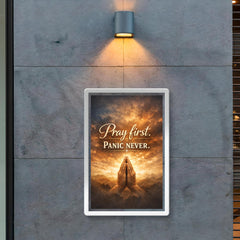 Pray first Panic never poster 2