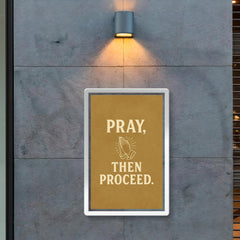 Pray then proceed poster 2