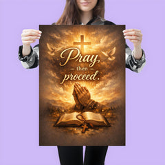 Pray then proceed poster 3
