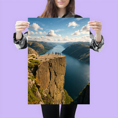Preikestolen Pulpit Rock Norway poster 3