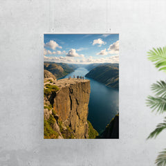 Preikestolen Pulpit Rock Norway poster 7