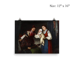 Presenting the Baby by Adolf von Becker poster 3