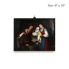 Presenting the Baby by Adolf von Becker poster 4