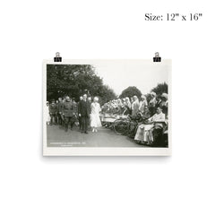 President Calvin Coolidge and Mrs Coolidge visit Walter Reed Hospital poster 3