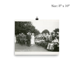 President Calvin Coolidge and Mrs Coolidge visit Walter Reed Hospital poster 4