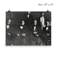 President James K. Polk and His Cabinet by John Plumbe, Jr., 1846 poster 5