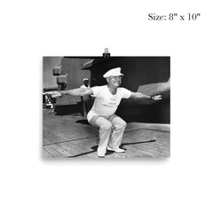 President Truman Leading Exercises on the USS Missouri, 1947 poster 4