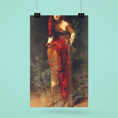 Priestess of Delphi by John Collier, 1891 poster 6