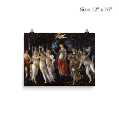Primavera by Sandro Botticelli, late 1470s or early 1480s poster 3