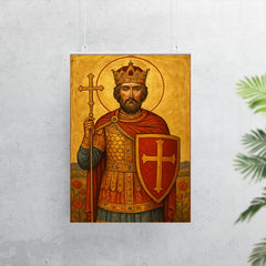Prince Lazar Kosovo field icon poster 7