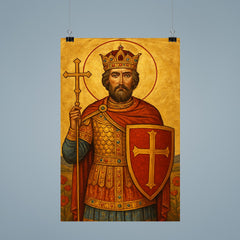 Prince Lazar Kosovo field icon poster 9
