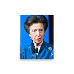 Princess Anne poster on a plain backdrop in size 12"x16".