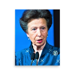 Princess Anne poster on a plain backdrop in size 16"x20".