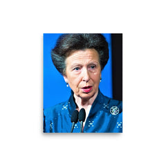 Princess Anne poster on a plain backdrop in size 8"x10".