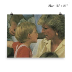 Princess Diana Losing an Argument to Her Son, 1991 poster 5