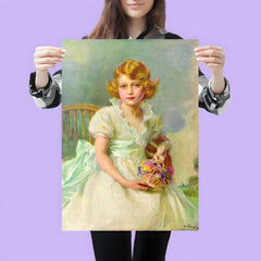 Princess Elizabeth of York by Philip Alexius de László, 1933 poster 3