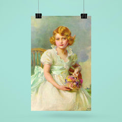 Princess Elizabeth of York by Philip Alexius de László, 1933 poster 6