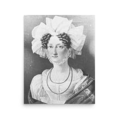 Princess Louise Caroline of Hesse-Kassel poster on a plain backdrop in size 16"x20".