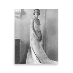 Princess Mafalda of Savoy poster on a plain backdrop in size 16"x20".