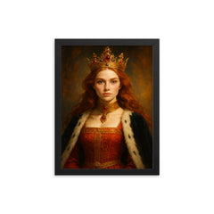 Princess Sibylle of Cleve framed print on a plain backdrop in size 12"x16".