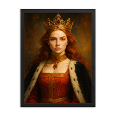 Princess Sibylle of Cleve framed print on a plain backdrop in size 18"x24".