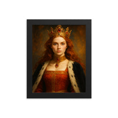 Princess Sibylle of Cleve framed print on a plain backdrop in size 8"x10".