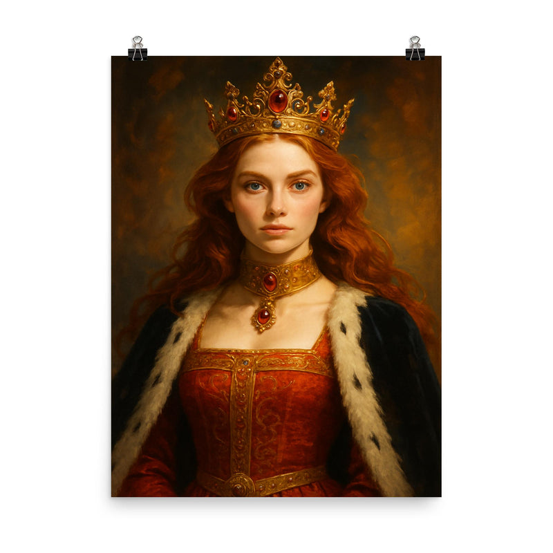 Princess Sibylle of Cleve poster on a plain backdrop in size 8